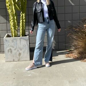 Pacsun split hem jeans